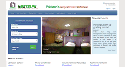 Desktop Screenshot of hostelpk.com